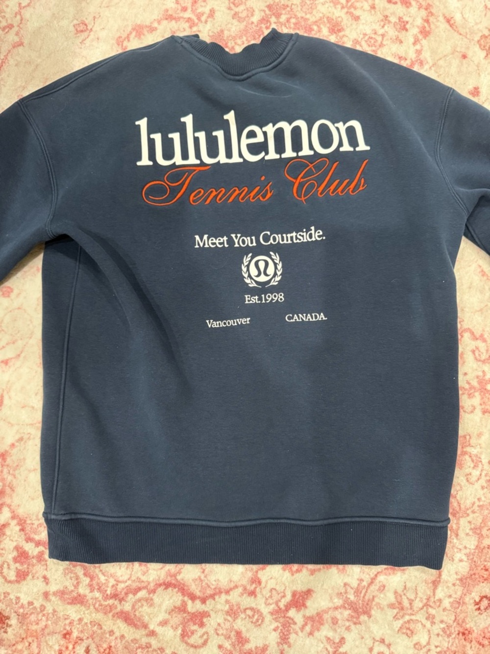 Lululemon Women’s Navy Tennis Club Crewneck Heavyweight Sweatshirt
